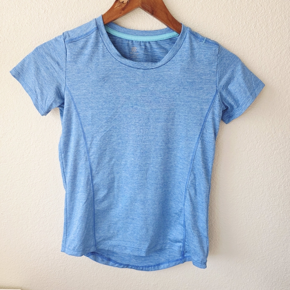 Champion girls athletic shirt blue size L  10-12